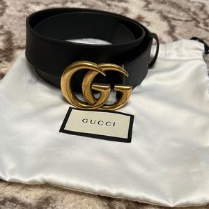 Gucci 2015 Re-Edition wide leather belt